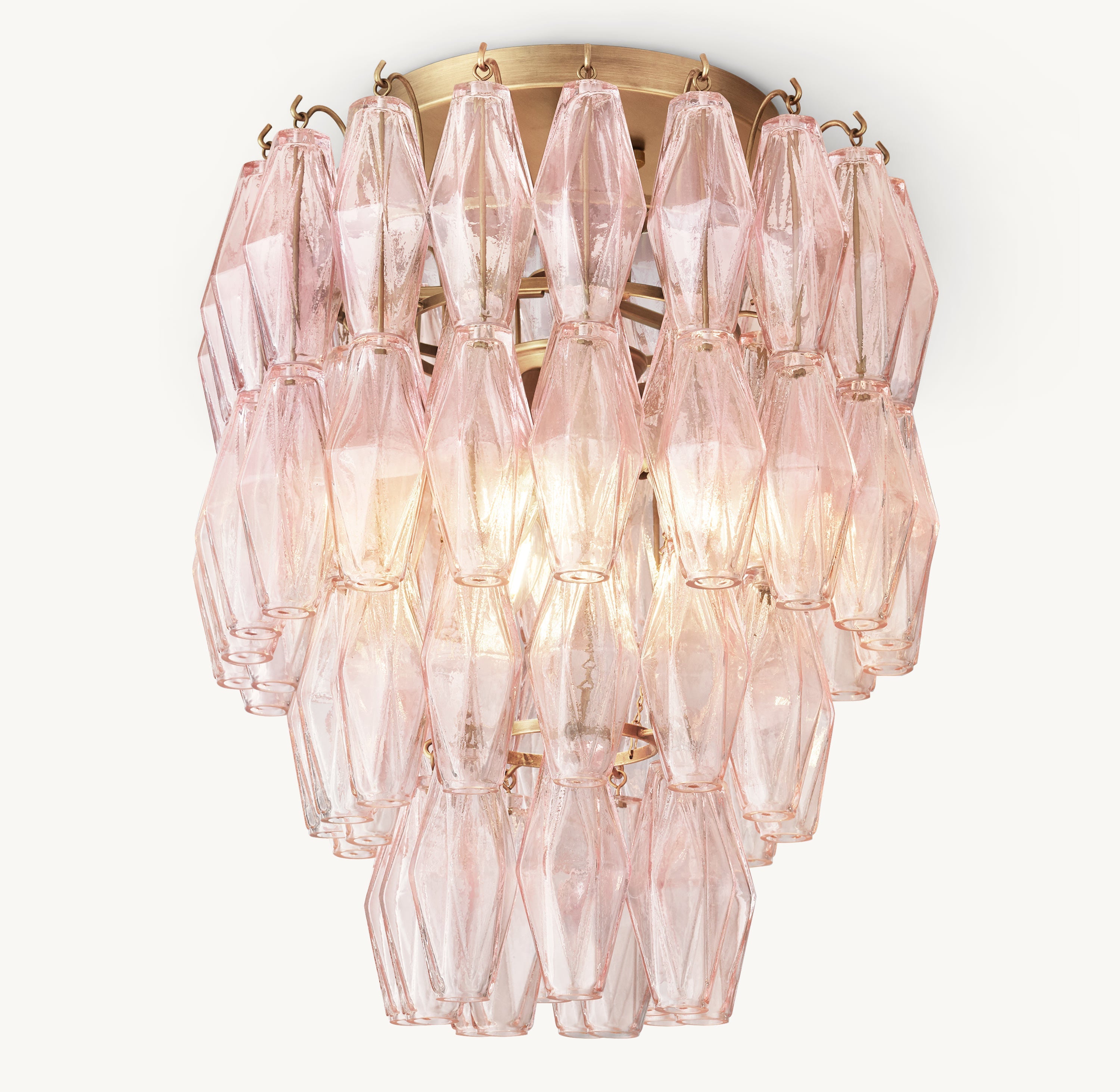 Natalia Glass Flushmount 17''D - Zonesus