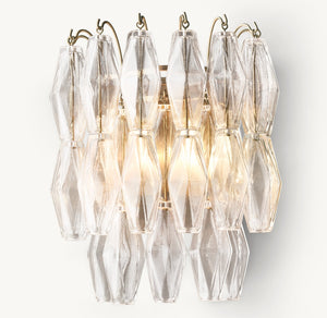 Natalia Glass Sconce 16"H - Zonesus