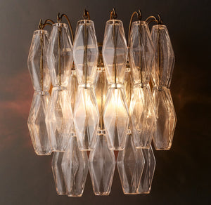 Natalia Glass Sconce 16"H - Zonesus