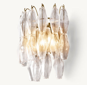 Natalia Glass Sconce 16"H - Zonesus