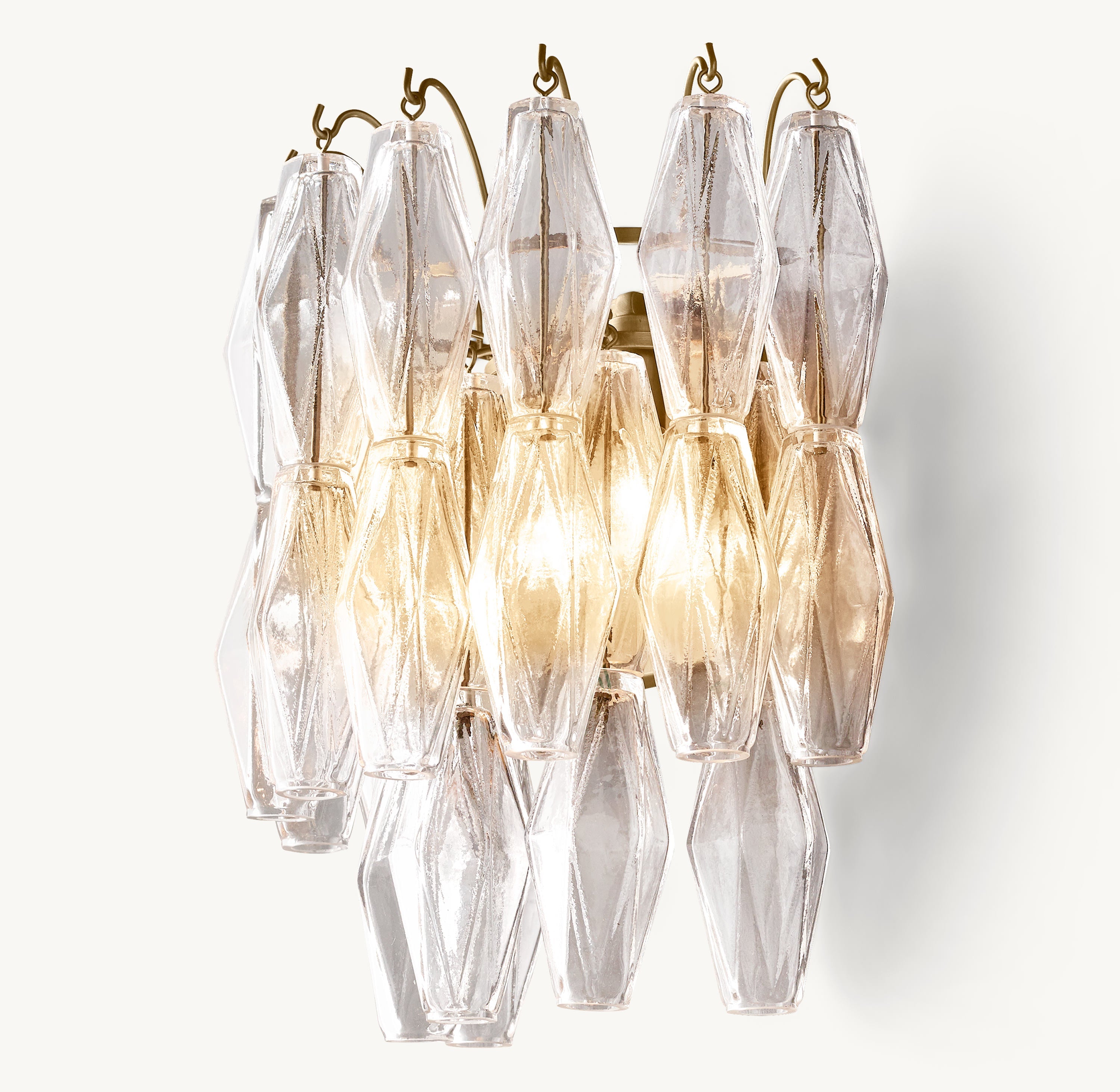 Natalia Glass Sconce 16"H - Zonesus