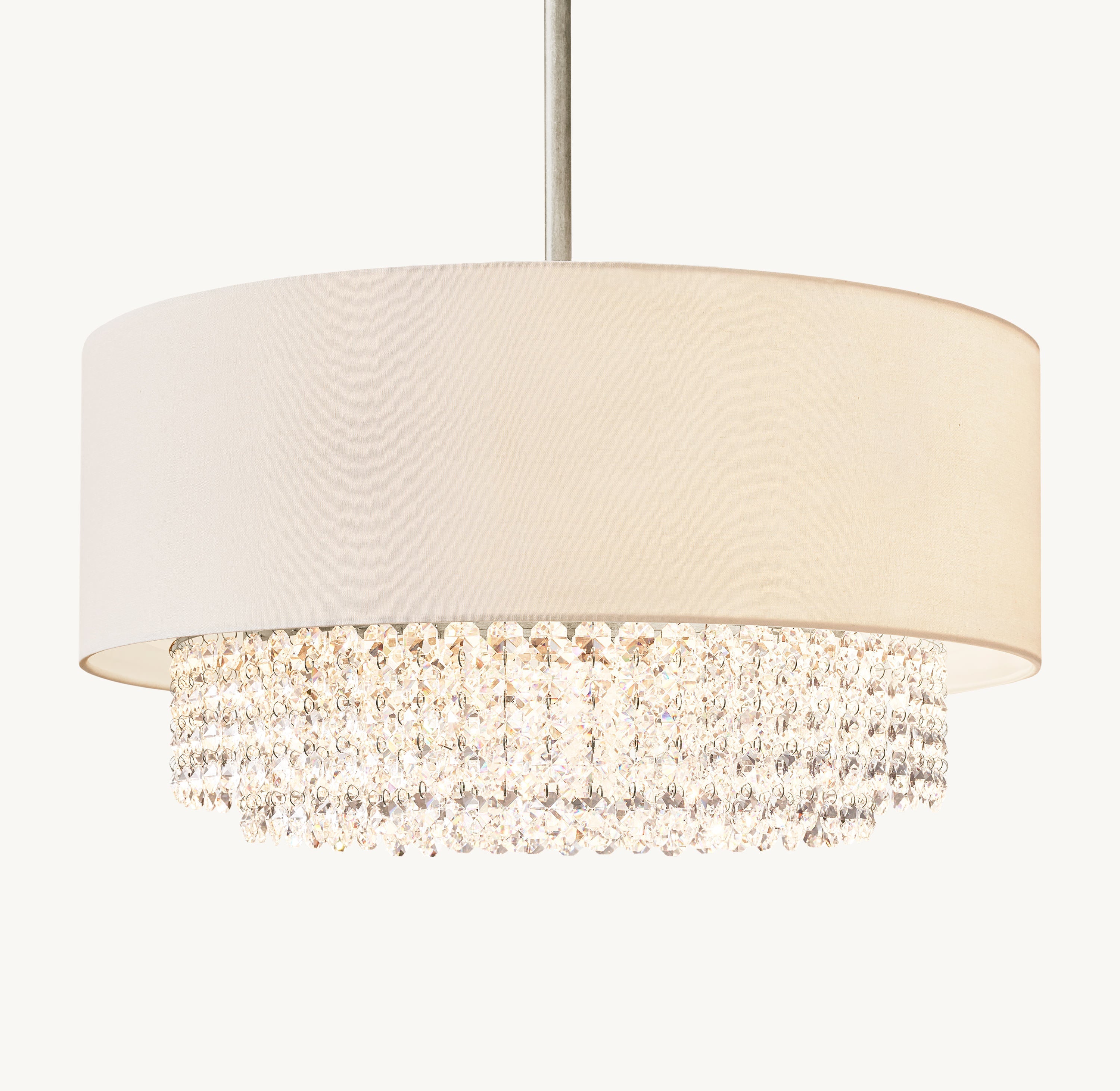 Portia Shaded Crystal Pendant 26"D - Zonesus