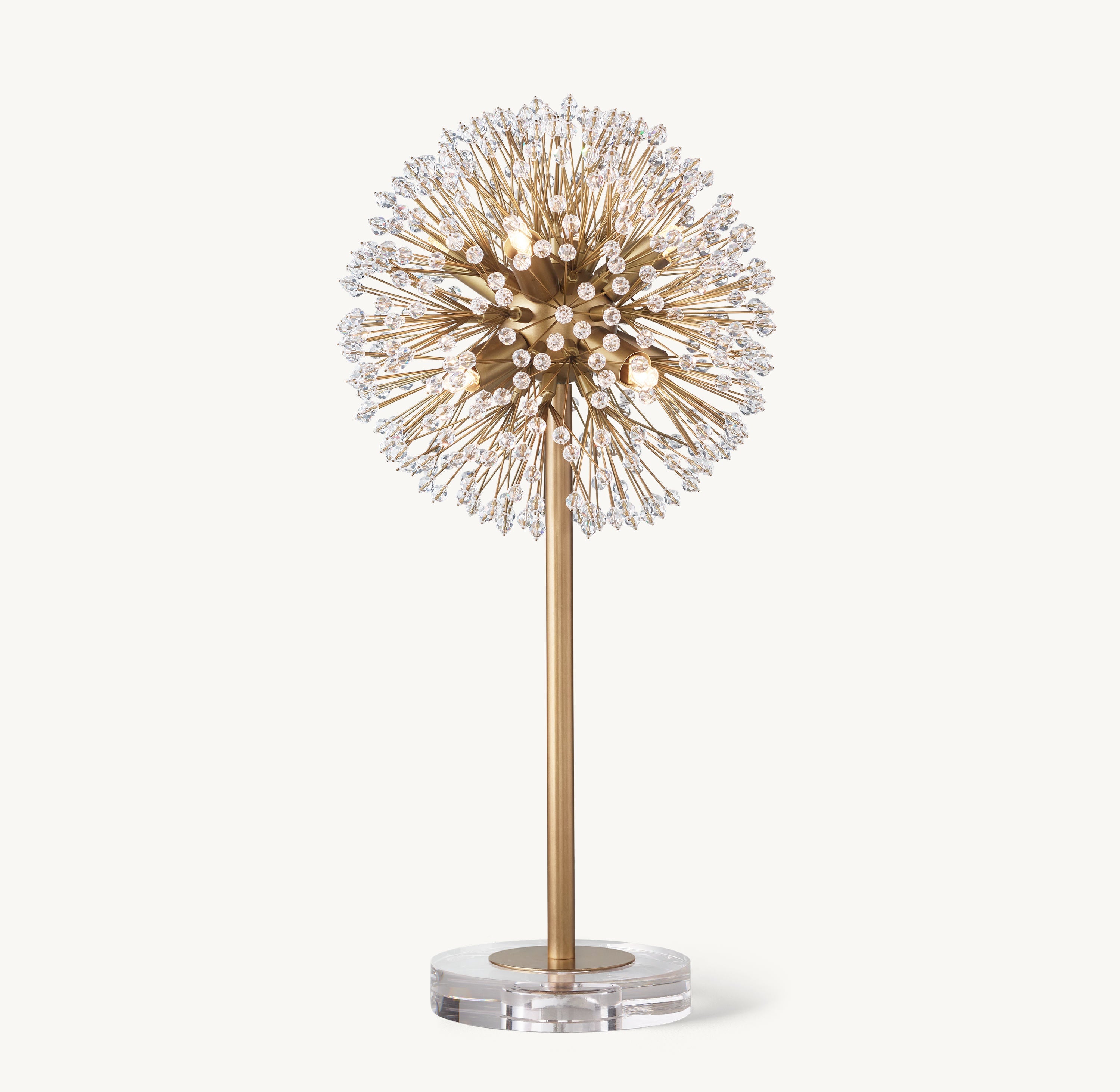 Arora Crystal Table Lamp 21"H - Zonesus
