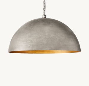 Grady Cast Metal Domed Pendant 34"D - Zonesus