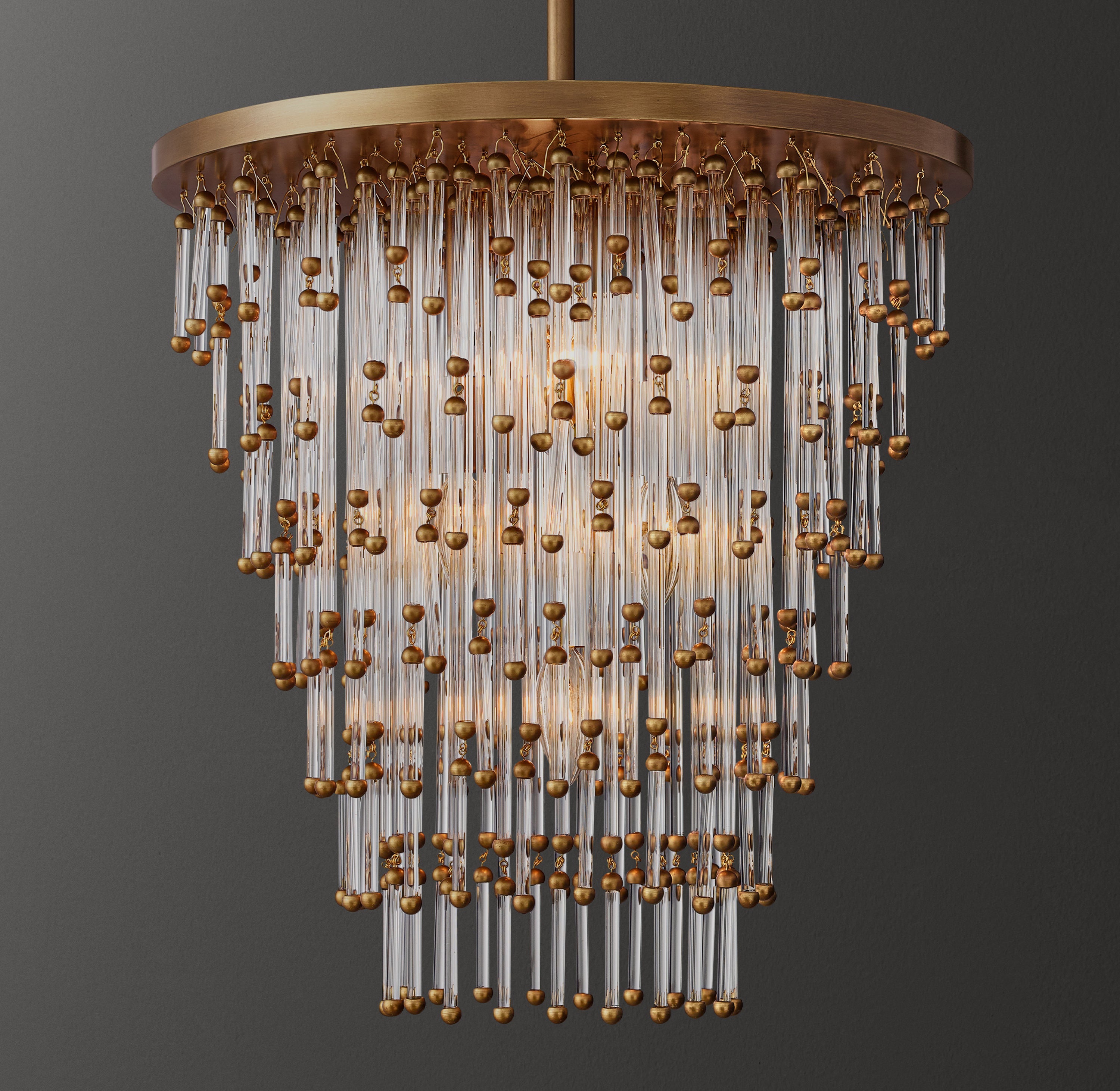 Evelina Crystal Small Pendant 18"D - Zonesus