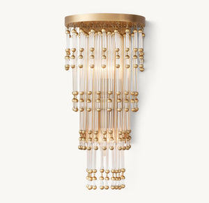 Evelina Crystal Sconce 18"H - Zonesus