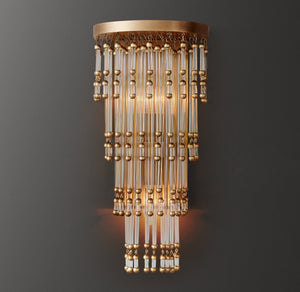 Evelina Crystal Sconce 18"H - Zonesus