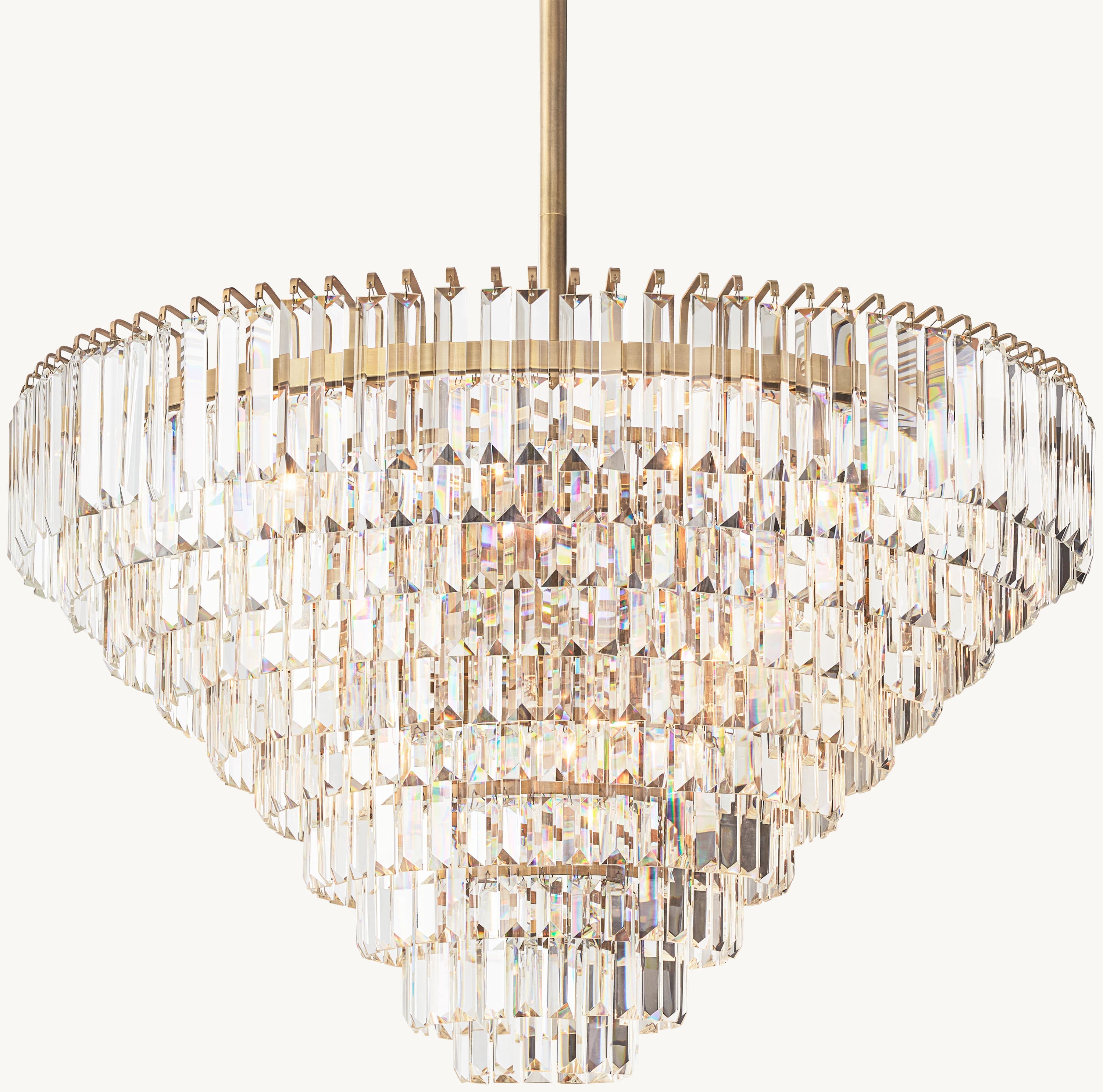 Mirabella Crystal Large Chandelier 32"D - Zonesus