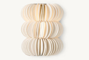 Handcrafted Clay Scallop Sconce 15"H - Zonesus