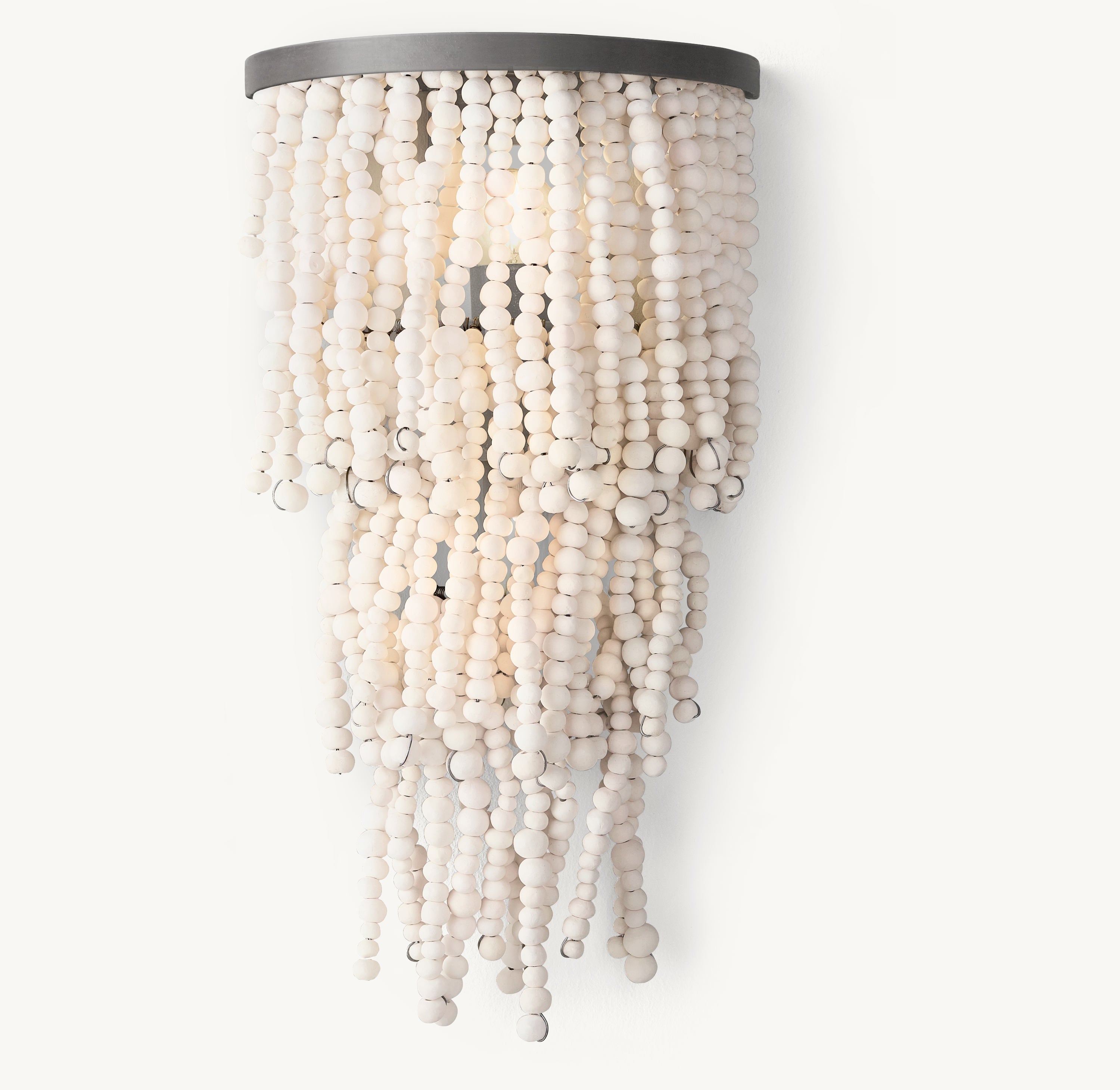Naia Clay Bead Sconce 18"H - Zonesus