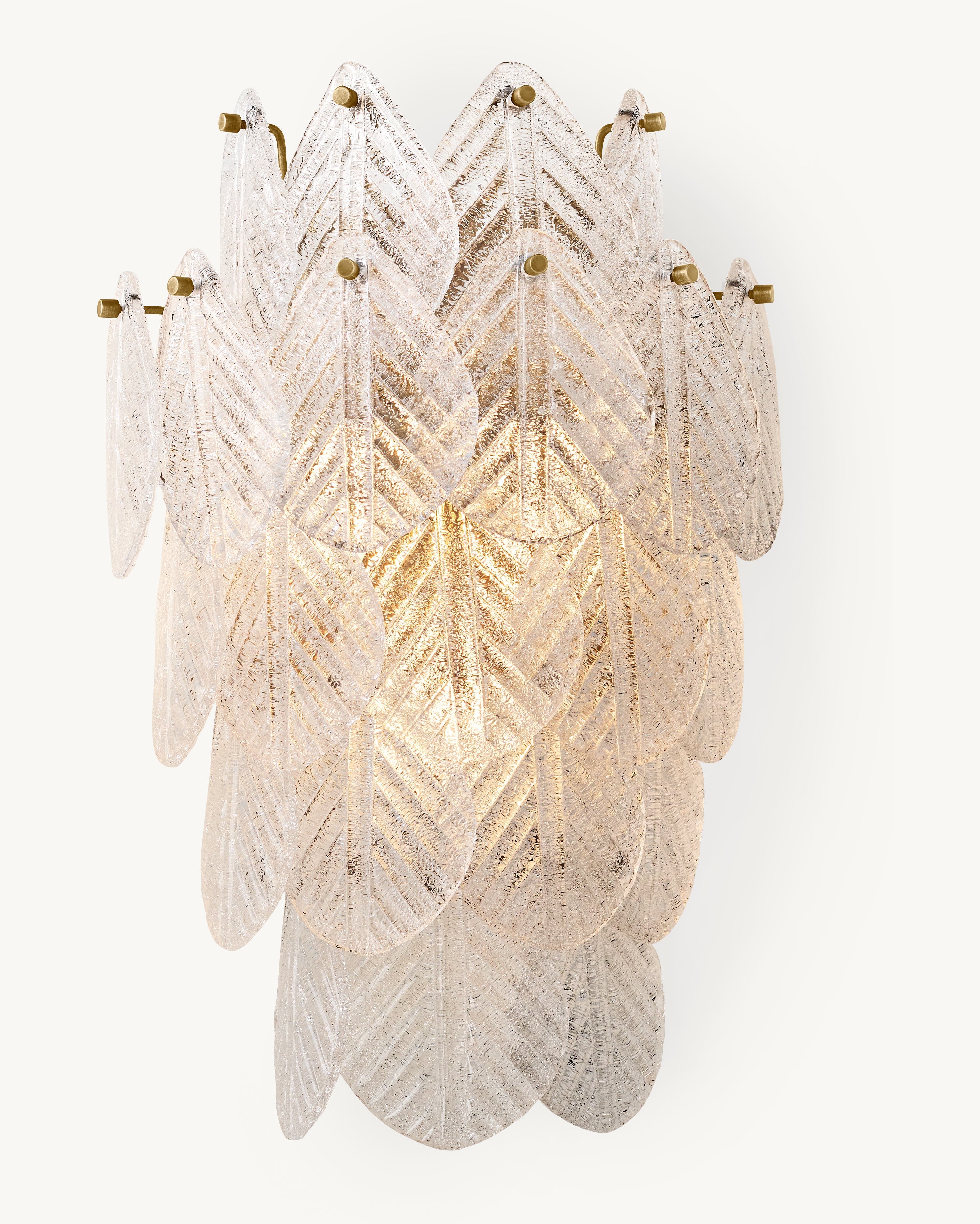 Fiore Glass Sconce 11"W - Zonesus