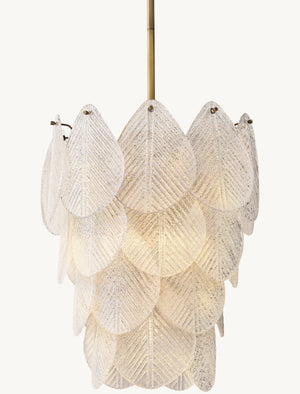 Fiore Small Glass Chandelier 17''D - Zonesus