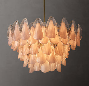Petal Glass Large Pendant 32"D - Zonesus