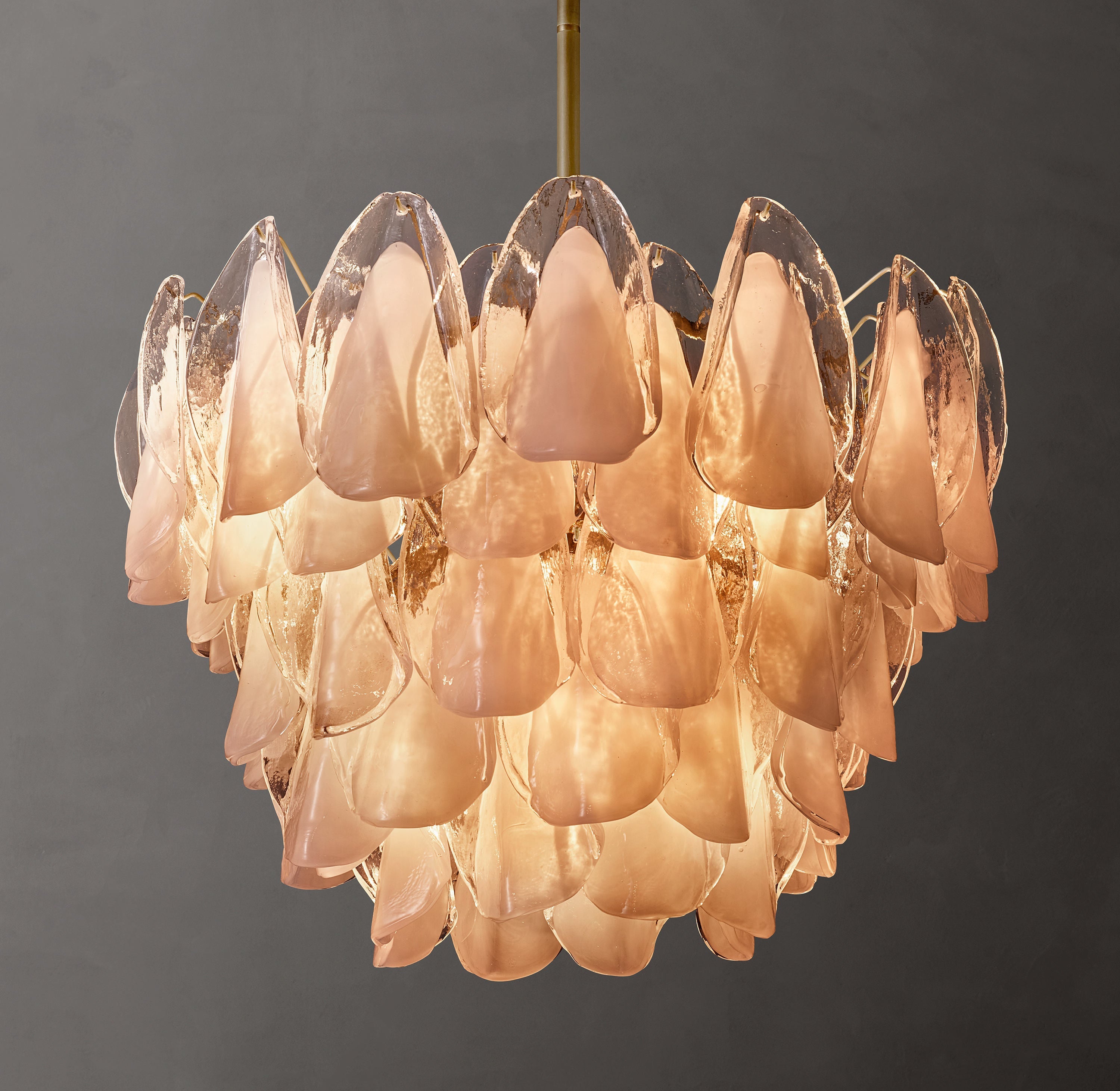 Petal Glass Medium Pendant 25''D - Zonesus