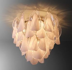 Petal Glass Flushmount 18''D - Zonesus