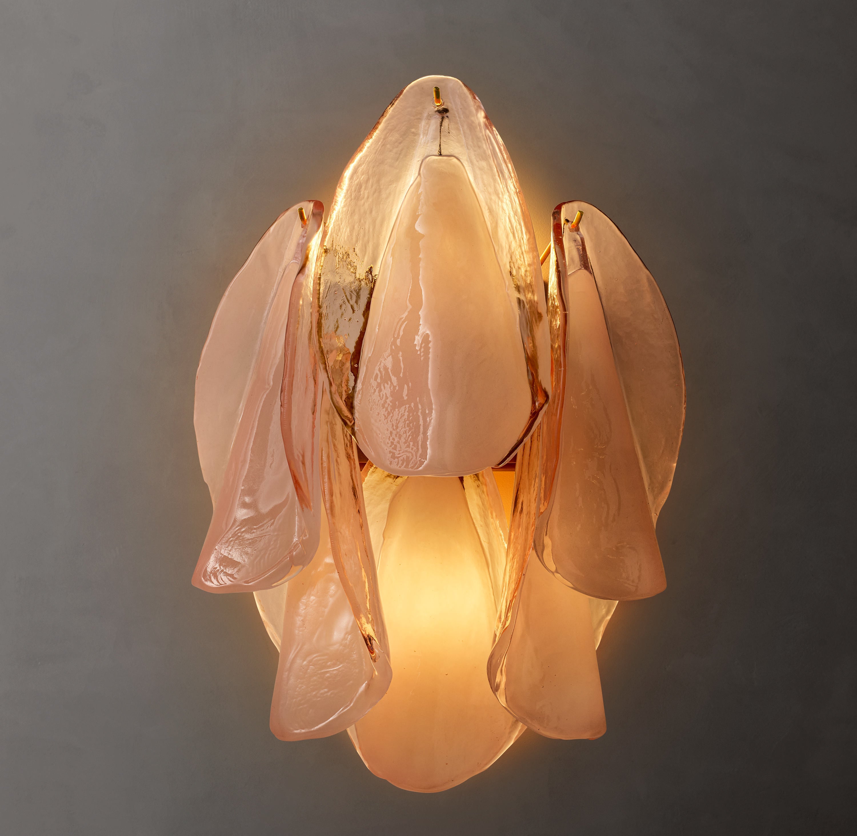 Petal Glass Sconce 16"H - Zonesus