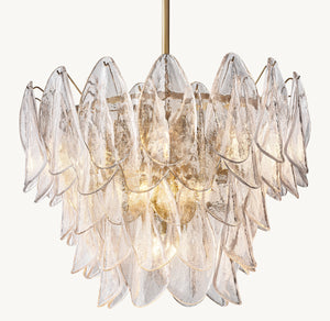 Petal Glass Medium Pendant 25''D - Zonesus