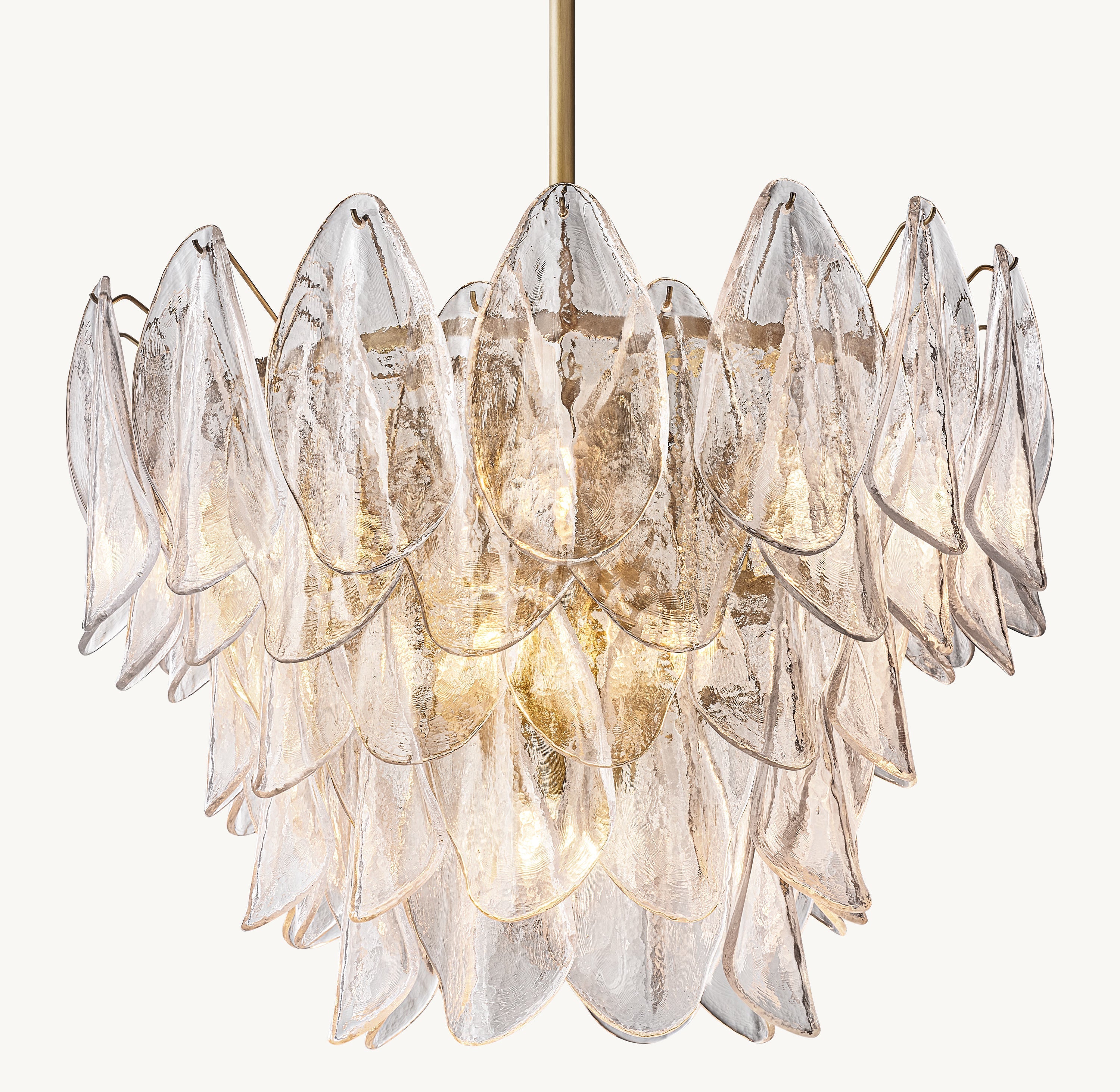 Petal Glass Medium Pendant 25''D - Zonesus