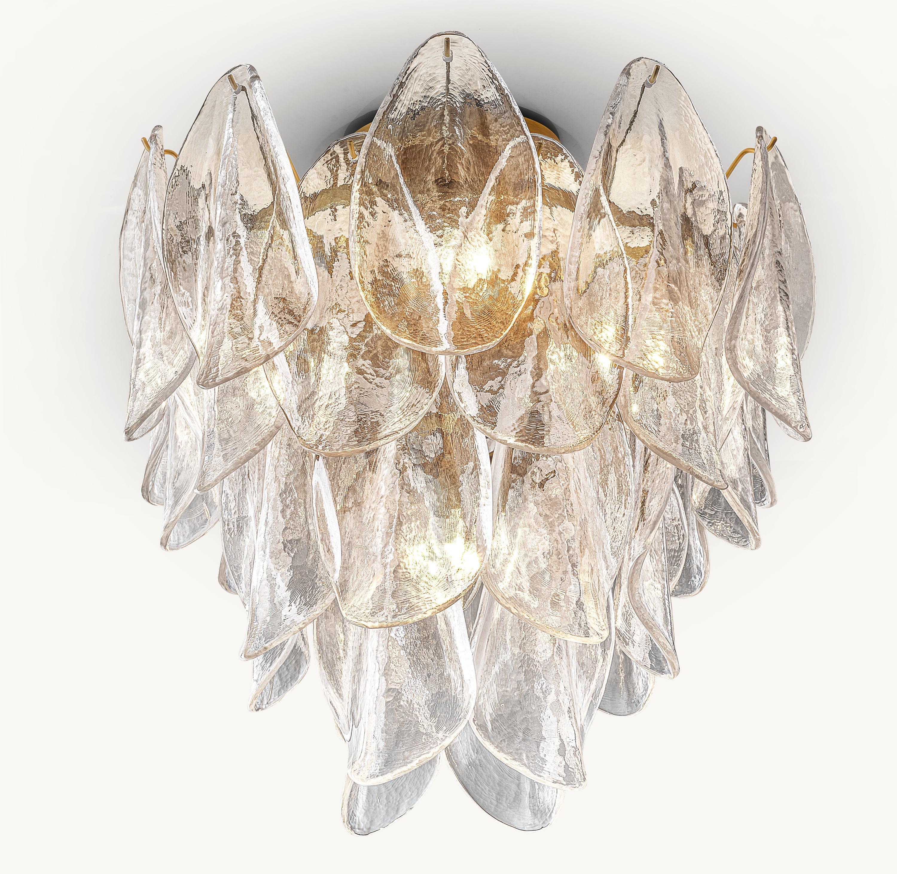 Petal Glass Flushmount 18''D - Zonesus