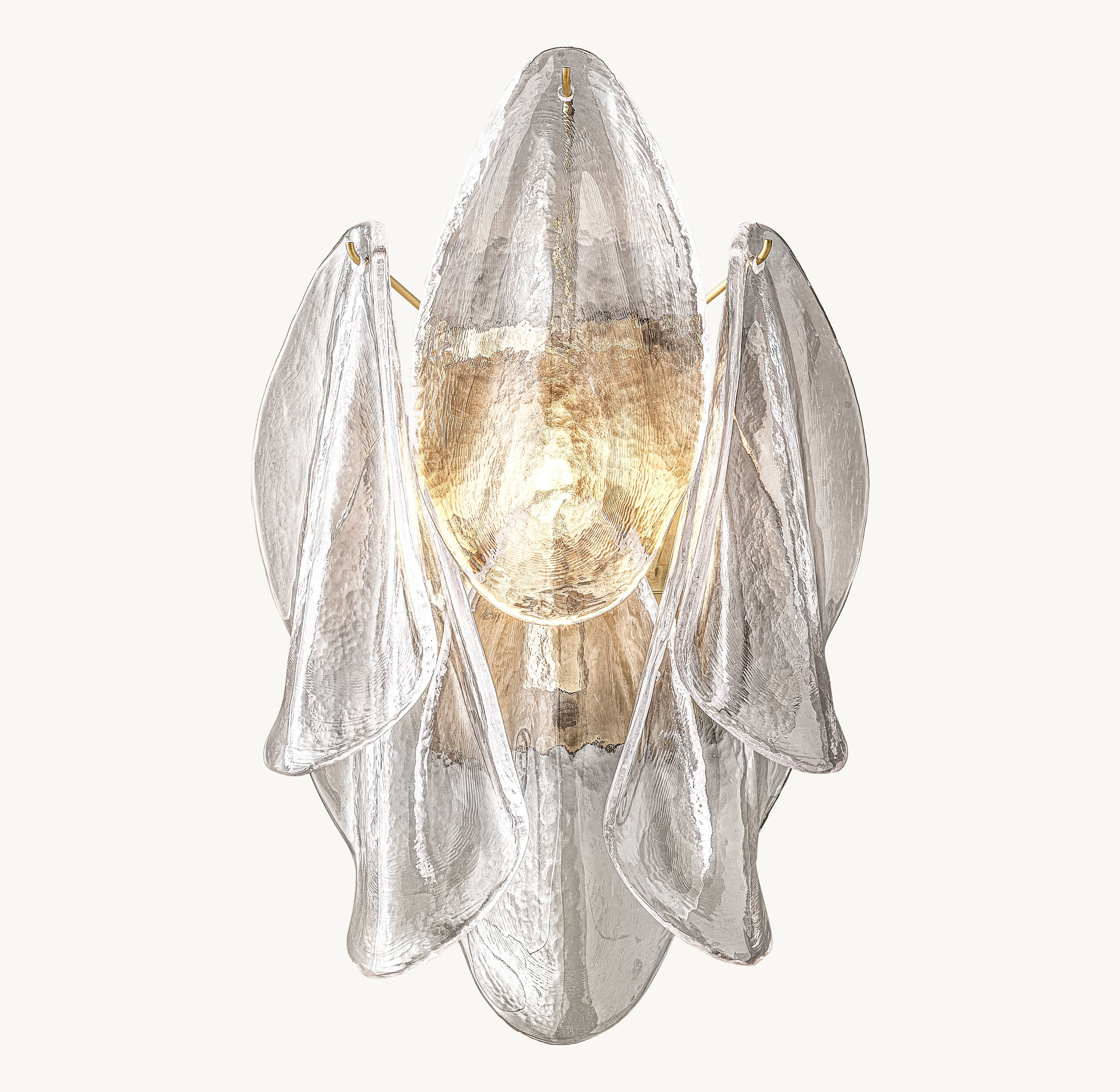 Petal Glass Sconce 16"H - Zonesus