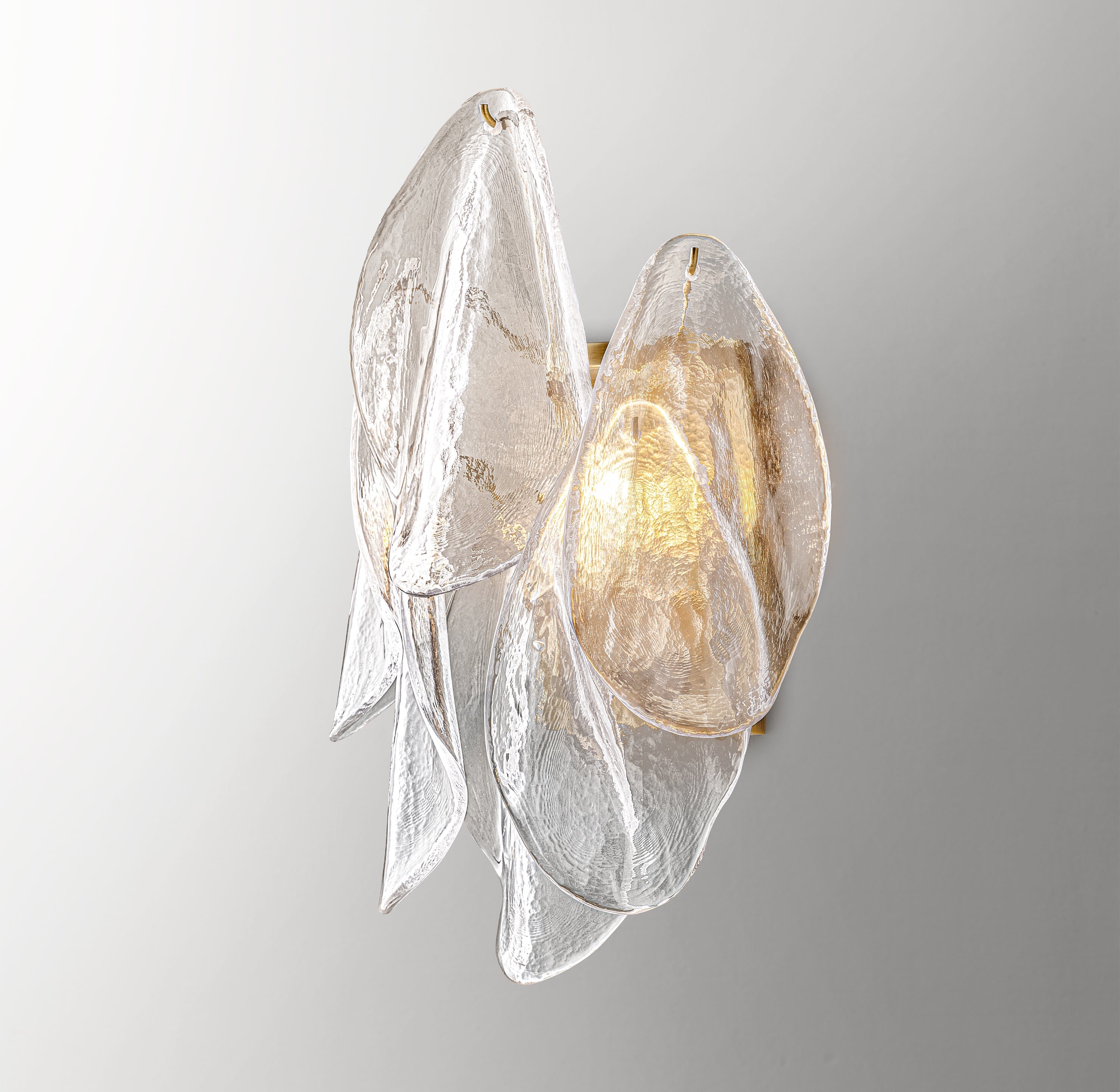 Petal Glass Sconce 16"H - Zonesus
