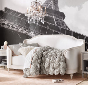 Manor Court Crystal 6-Arm Chandelier - Zonesus