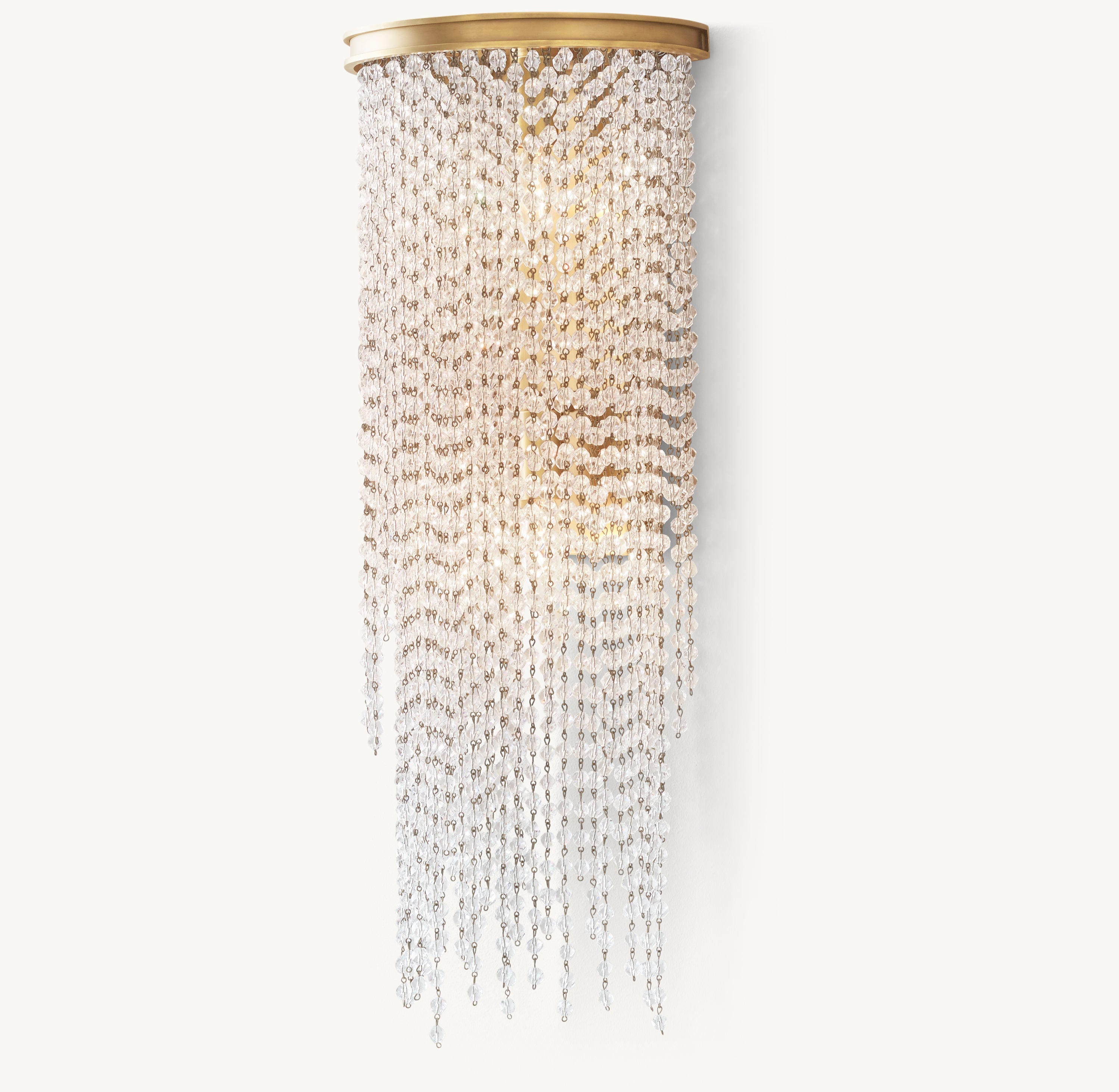 Athena Crystal Grand Sconce 22"H - Zonesus