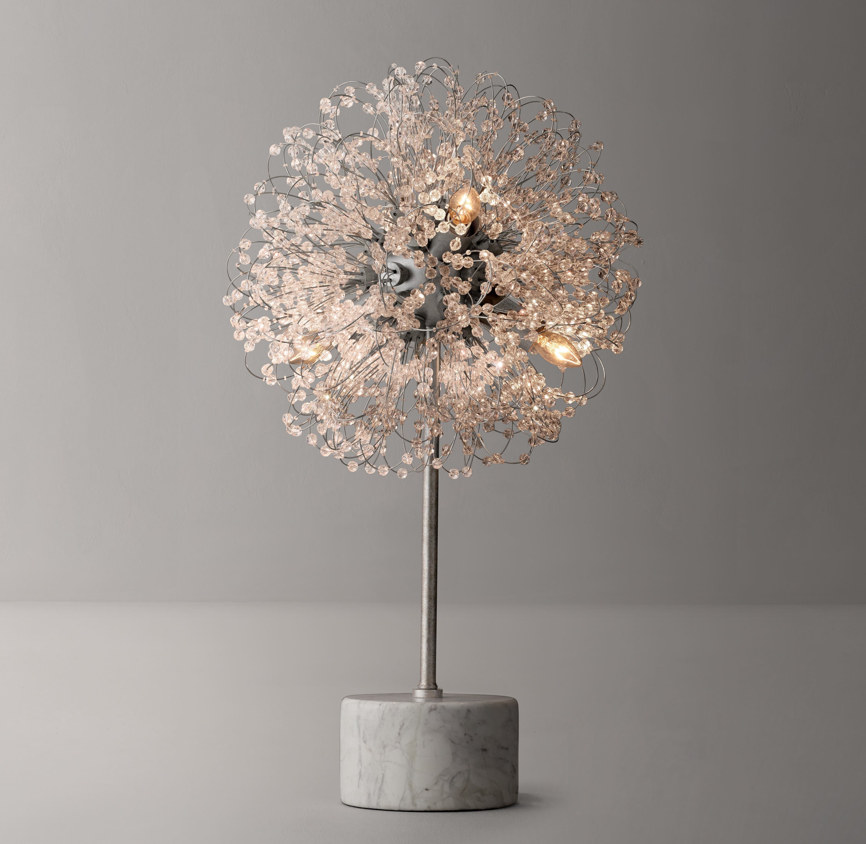 Josie Crystal Table Lamp 23"H - Zonesus