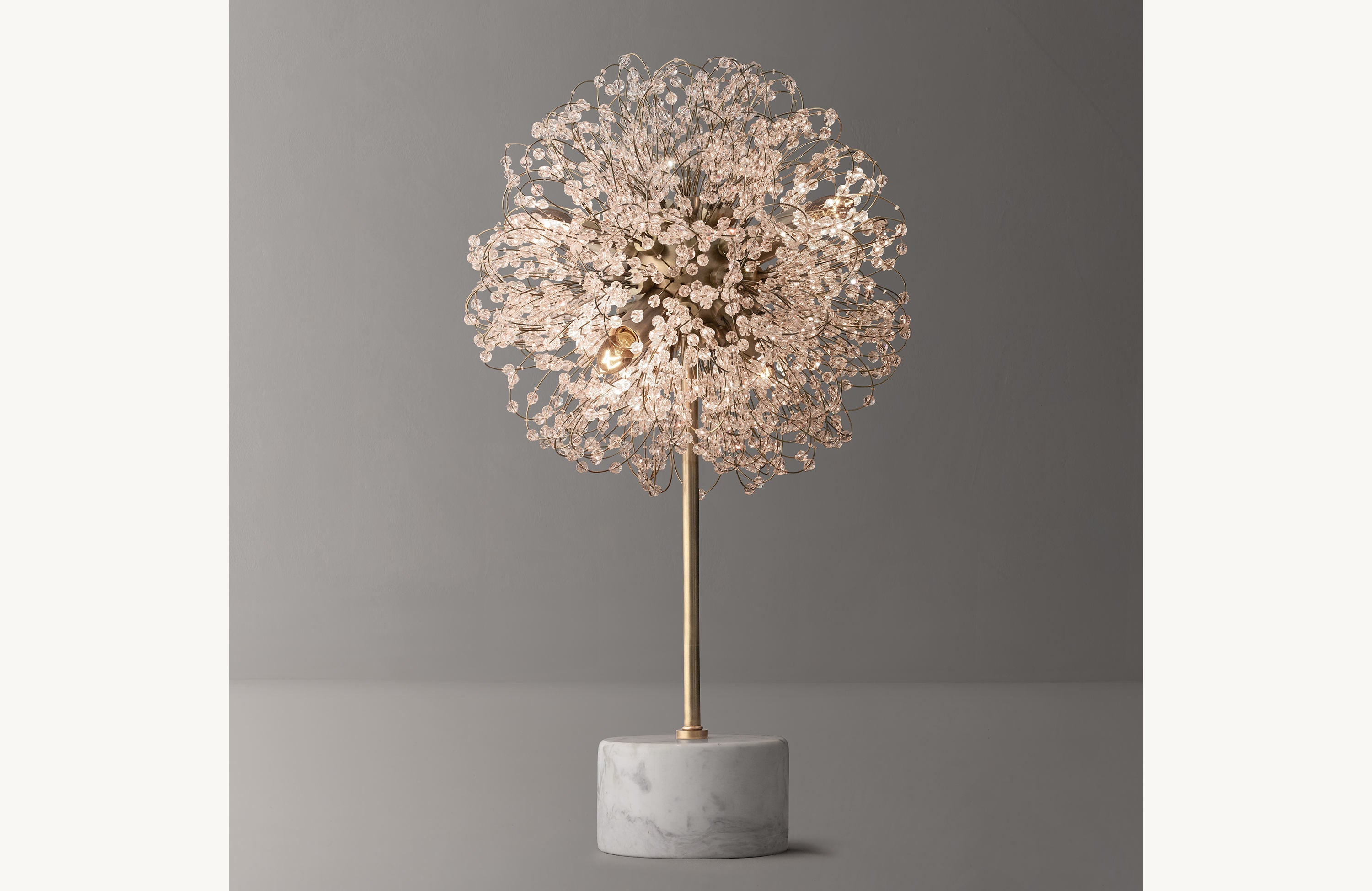 Josie Crystal Table Lamp 23"H - Zonesus