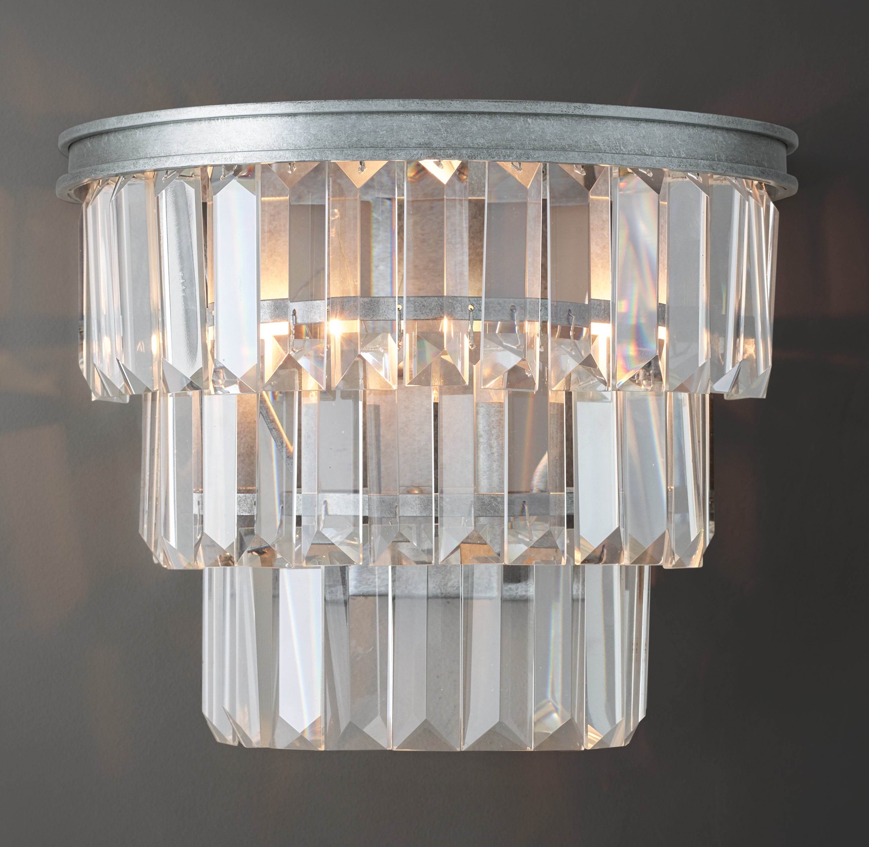 Alaine Crystal Sconce 8''H - Zonesus
