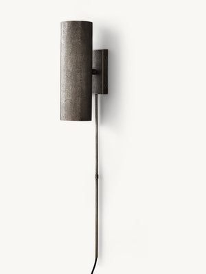 Textured Metal Double Sconce - Zonesus