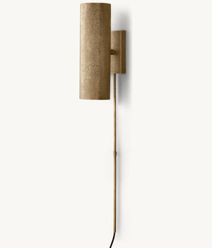 Textured Metal Double Sconce - Zonesus