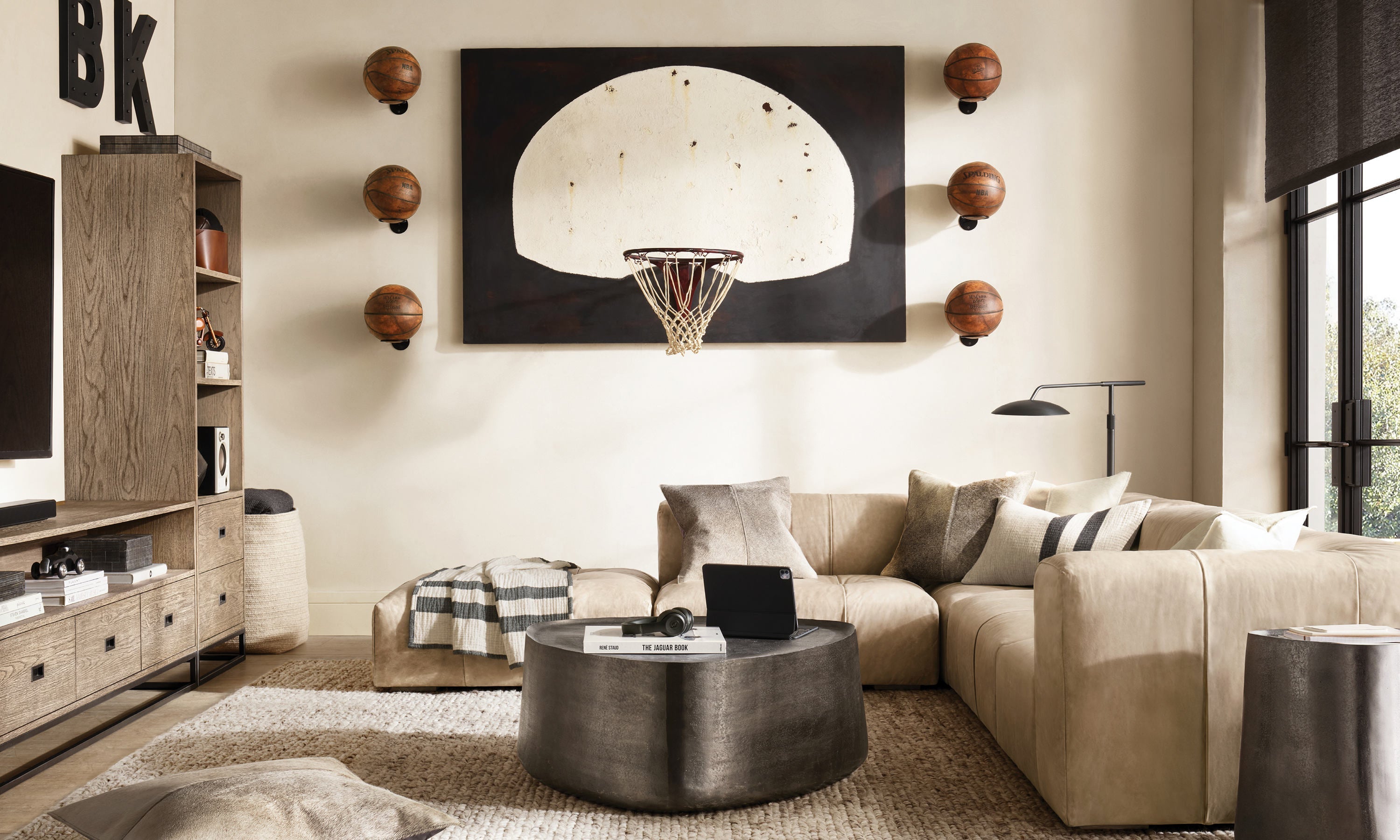 Asher Floor Lamp 48"H - Zonesus
