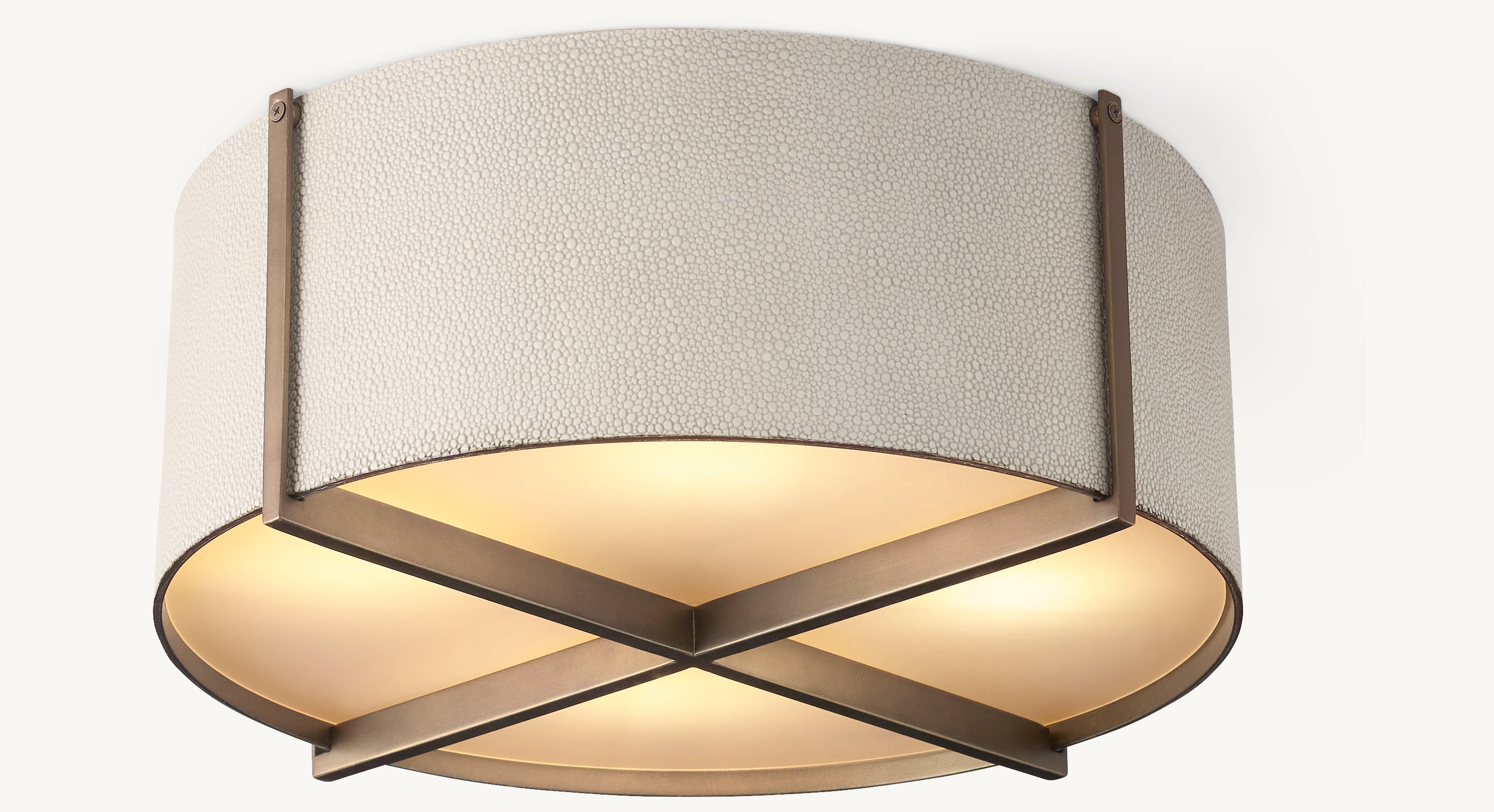 Sera Shagreen Flushmount - Zonesus