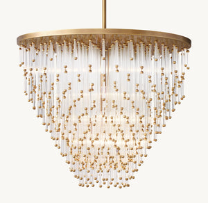 Evelina Crystal Large Pendant 28"D - Zonesus