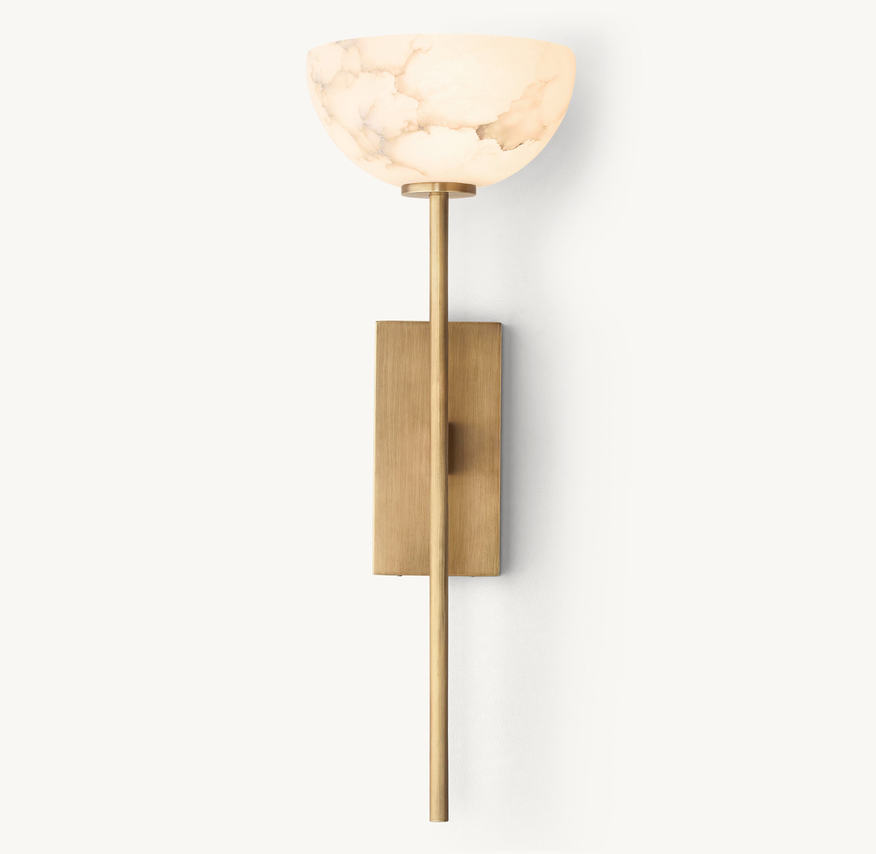 Alara Alabaster Sconce 20"H - Zonesus