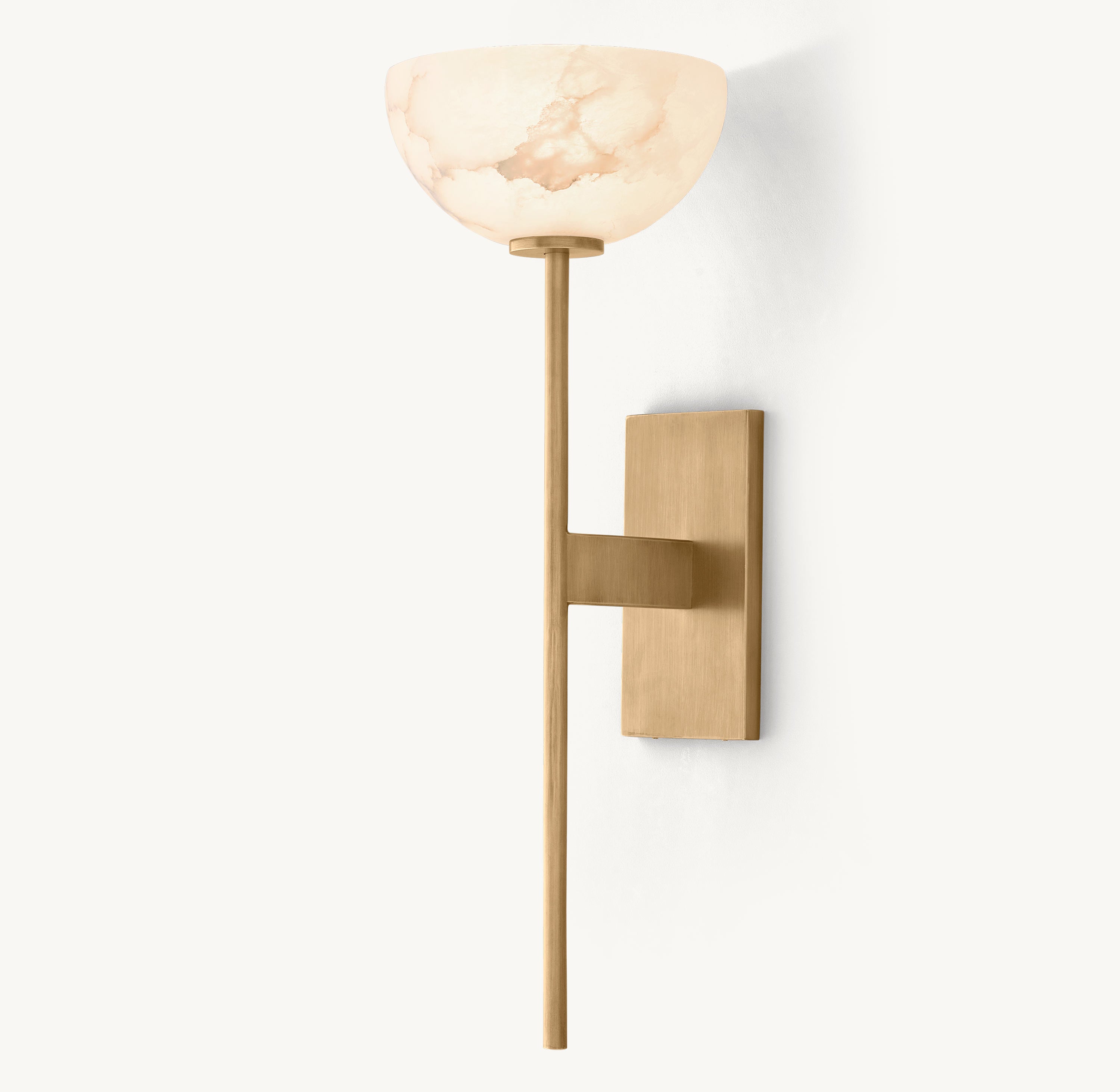 Alara Alabaster Sconce 20"H - Zonesus