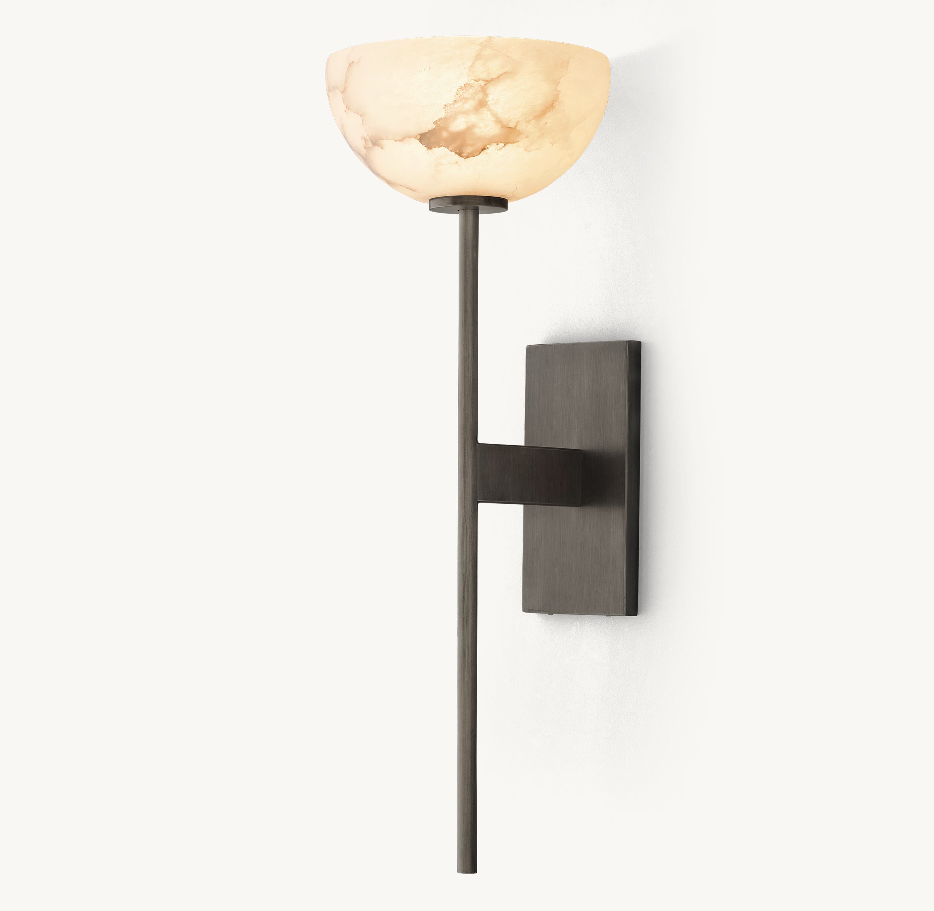 Alara Alabaster Sconce 20"H - Zonesus