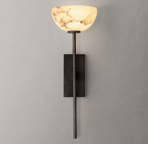 Alara Alabaster Sconce 20"H - Zonesus