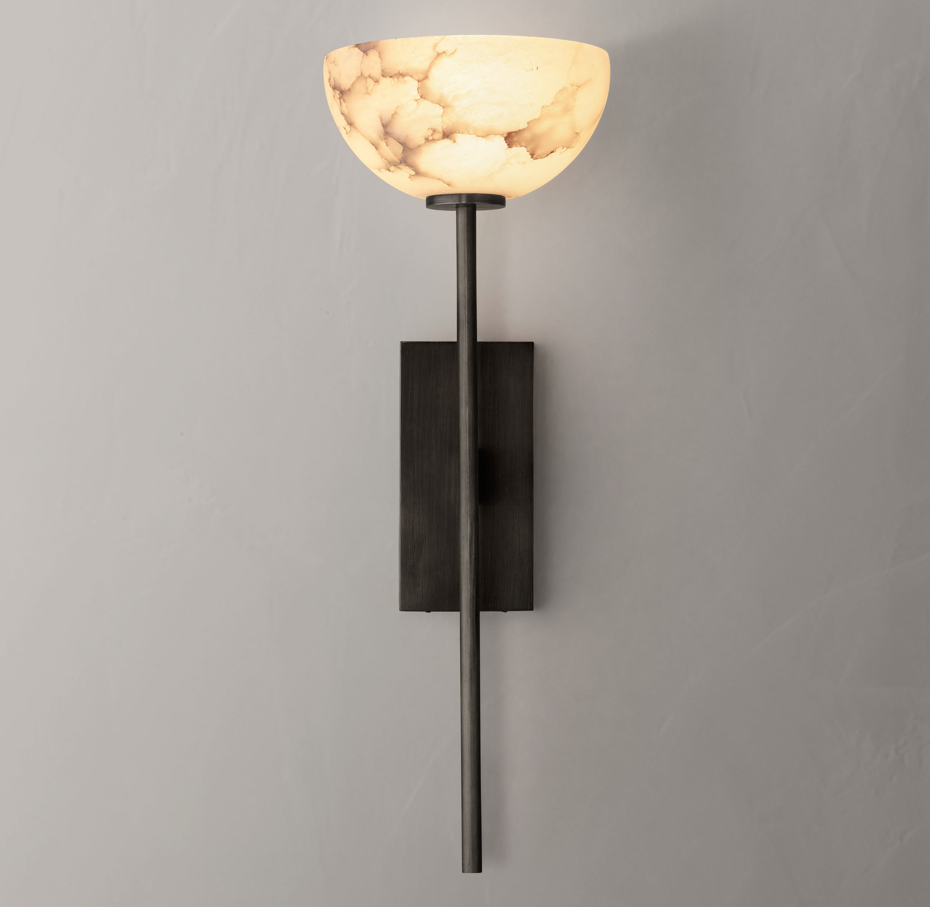 Alara Alabaster Sconce 20"H - Zonesus