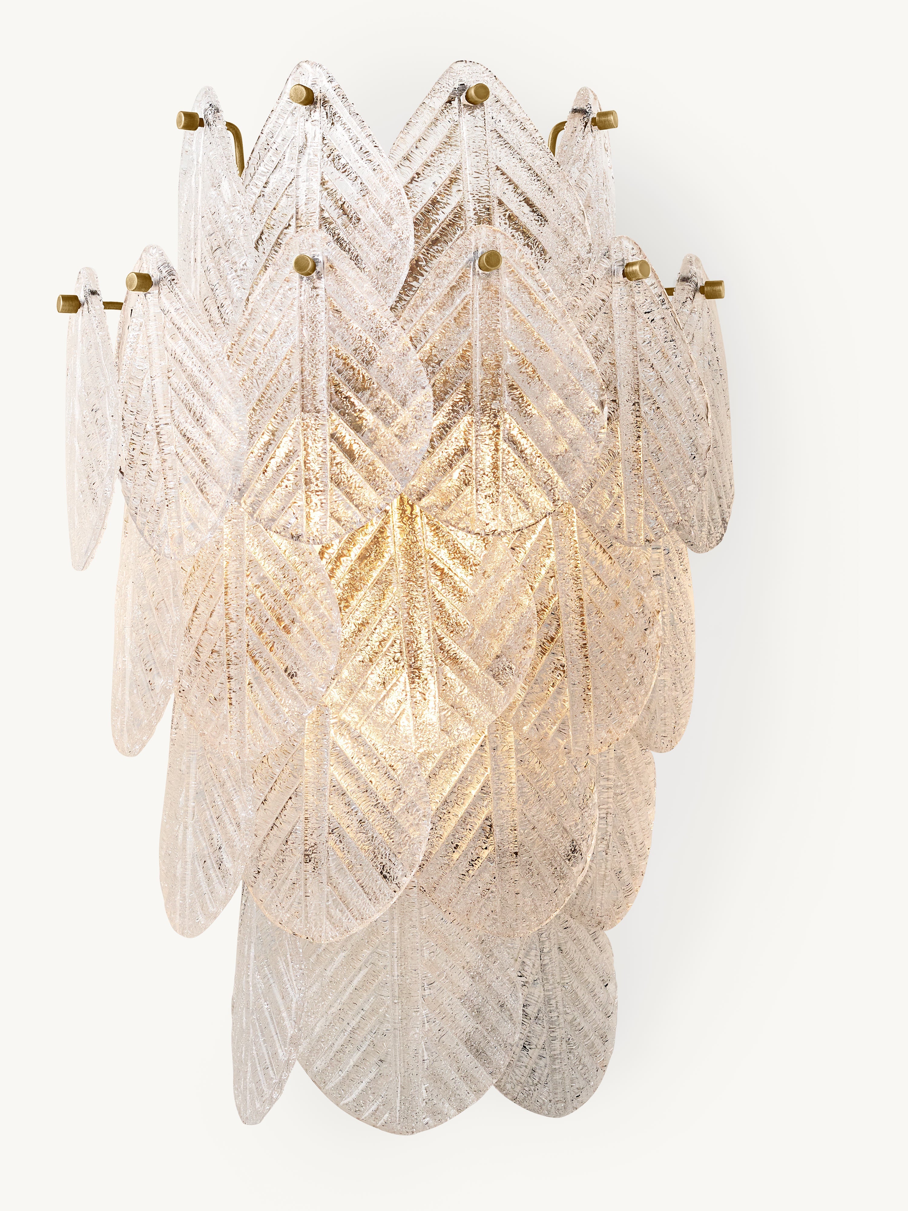 Fiore Glass Sconce 11"W - Zonesus