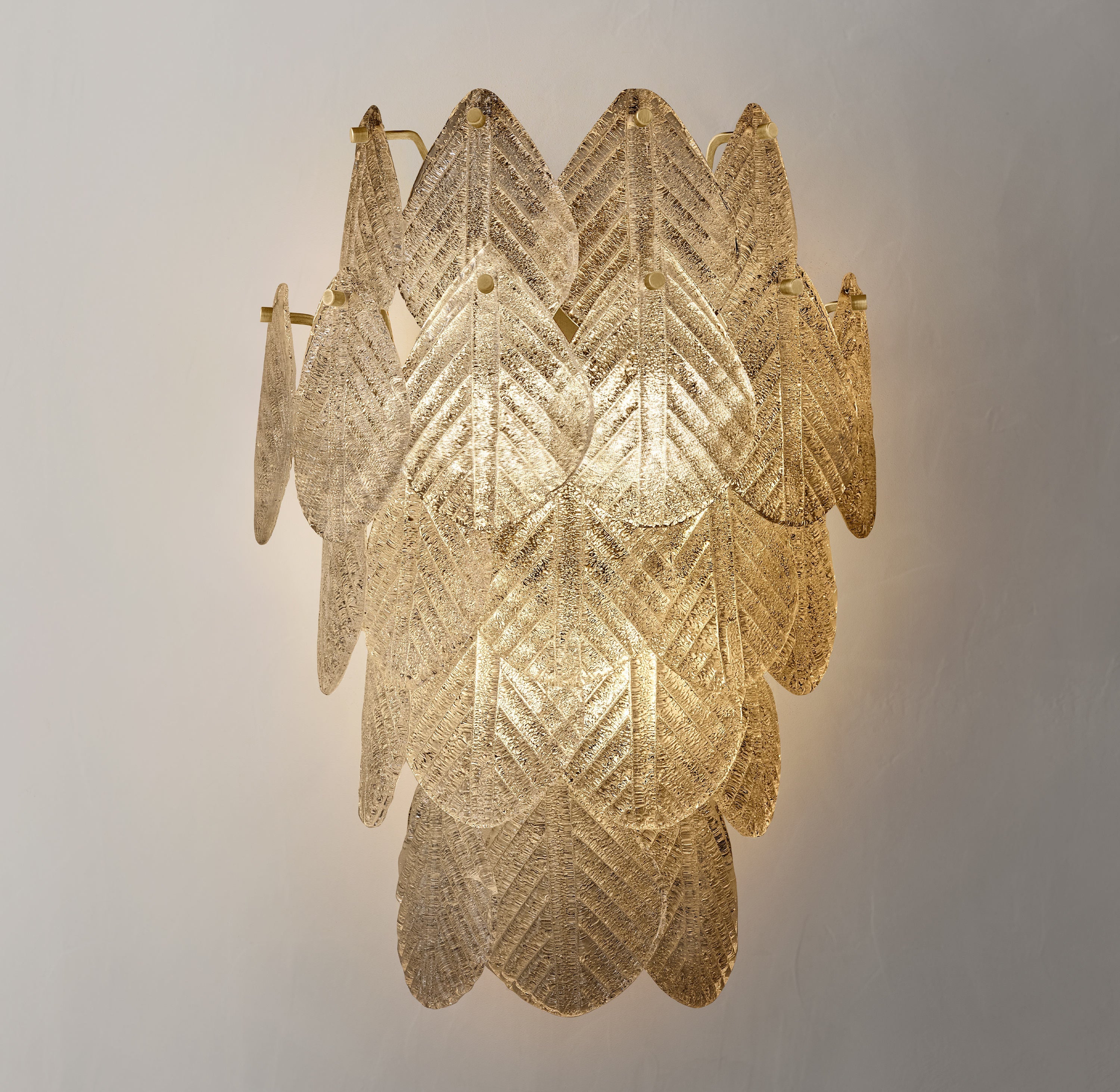 Fiore Glass Sconce 11"W - Zonesus