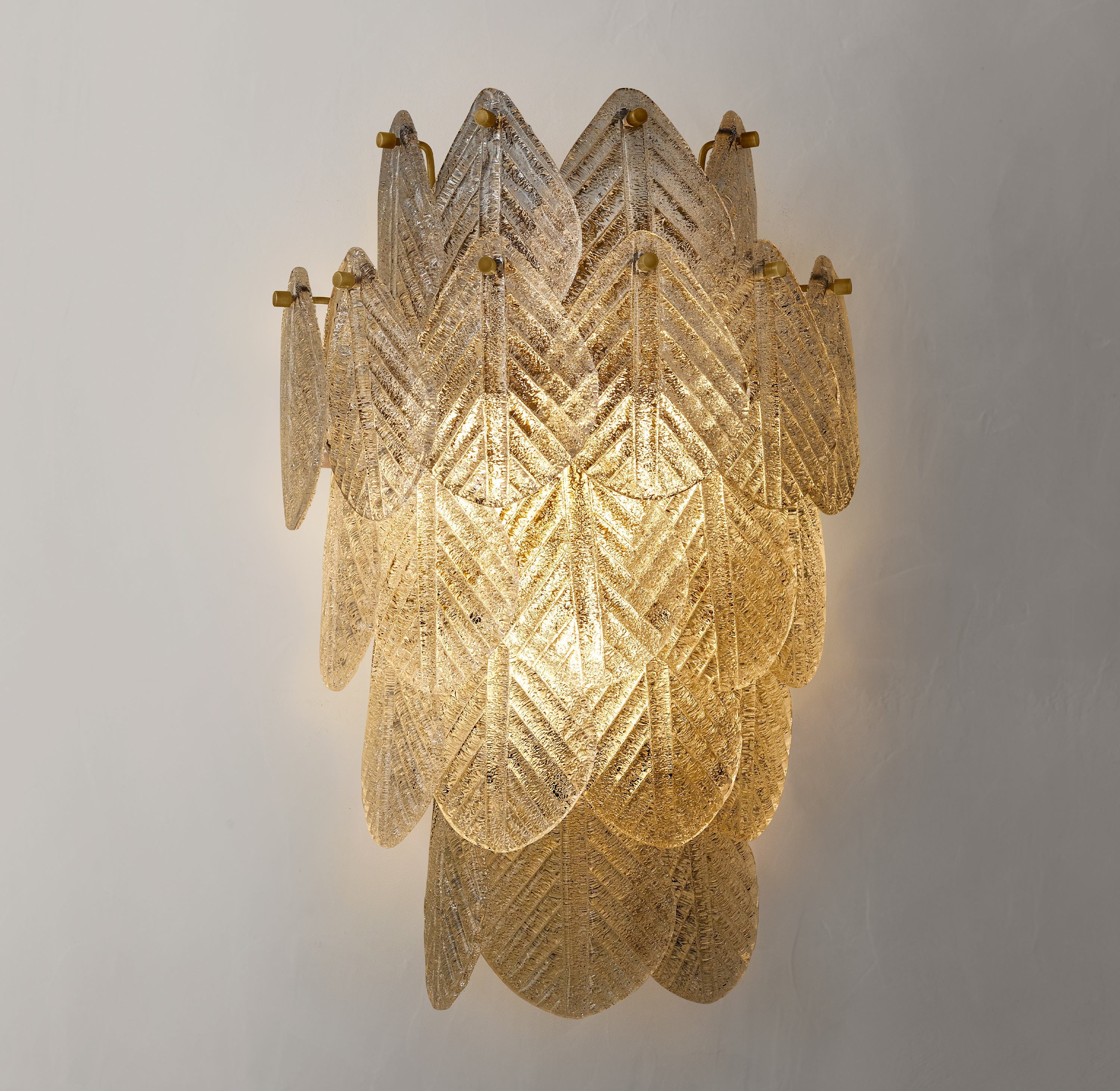 Fiore Glass Sconce 11"W - Zonesus