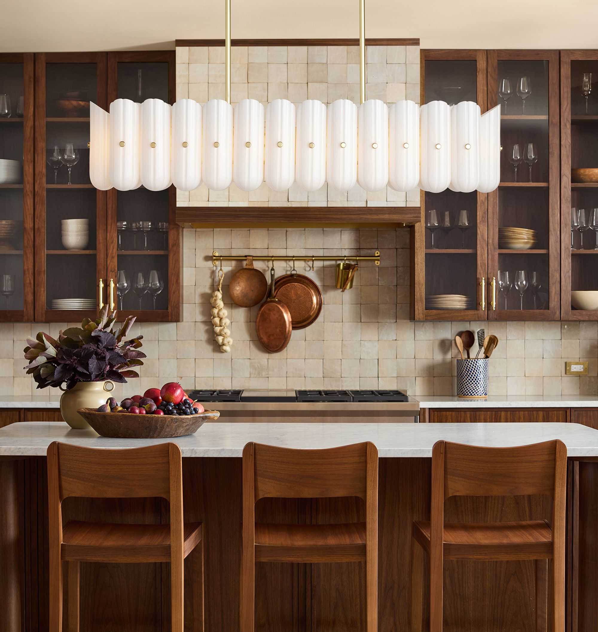 Lorna LED Linear Chandelier 55" - Zonesus