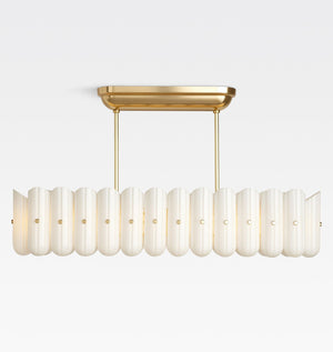 Lorna LED Linear Chandelier 55" - Zonesus