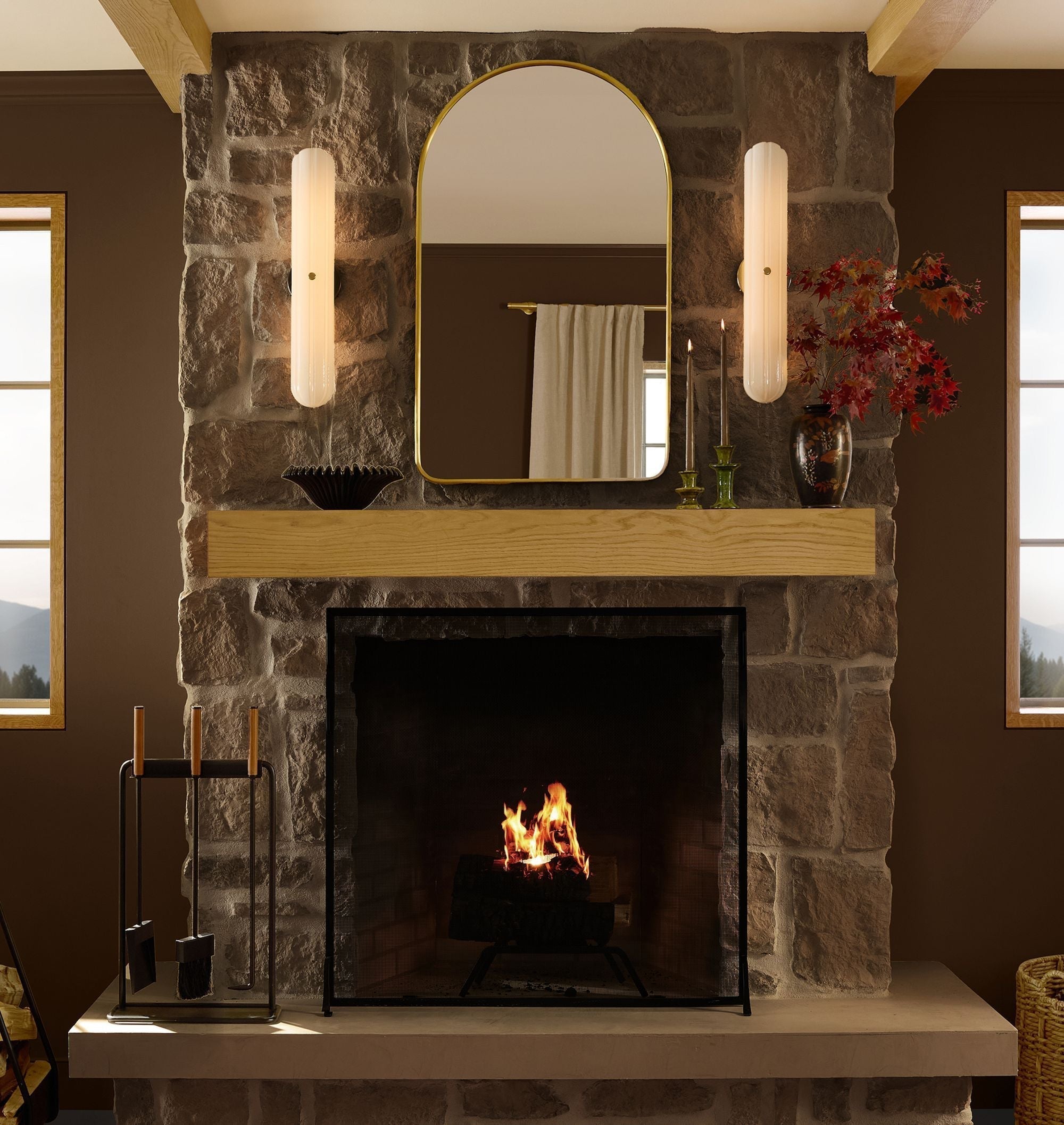 Lorna LED Sconce 12"H 24"H - Zonesus