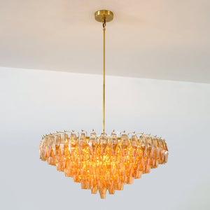 Chia Round Tired Chandelier 37" - Zonesus