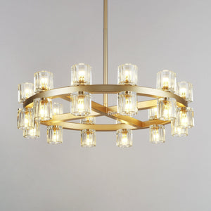 Arcachonest Round Chandelier 24" - Zonesus