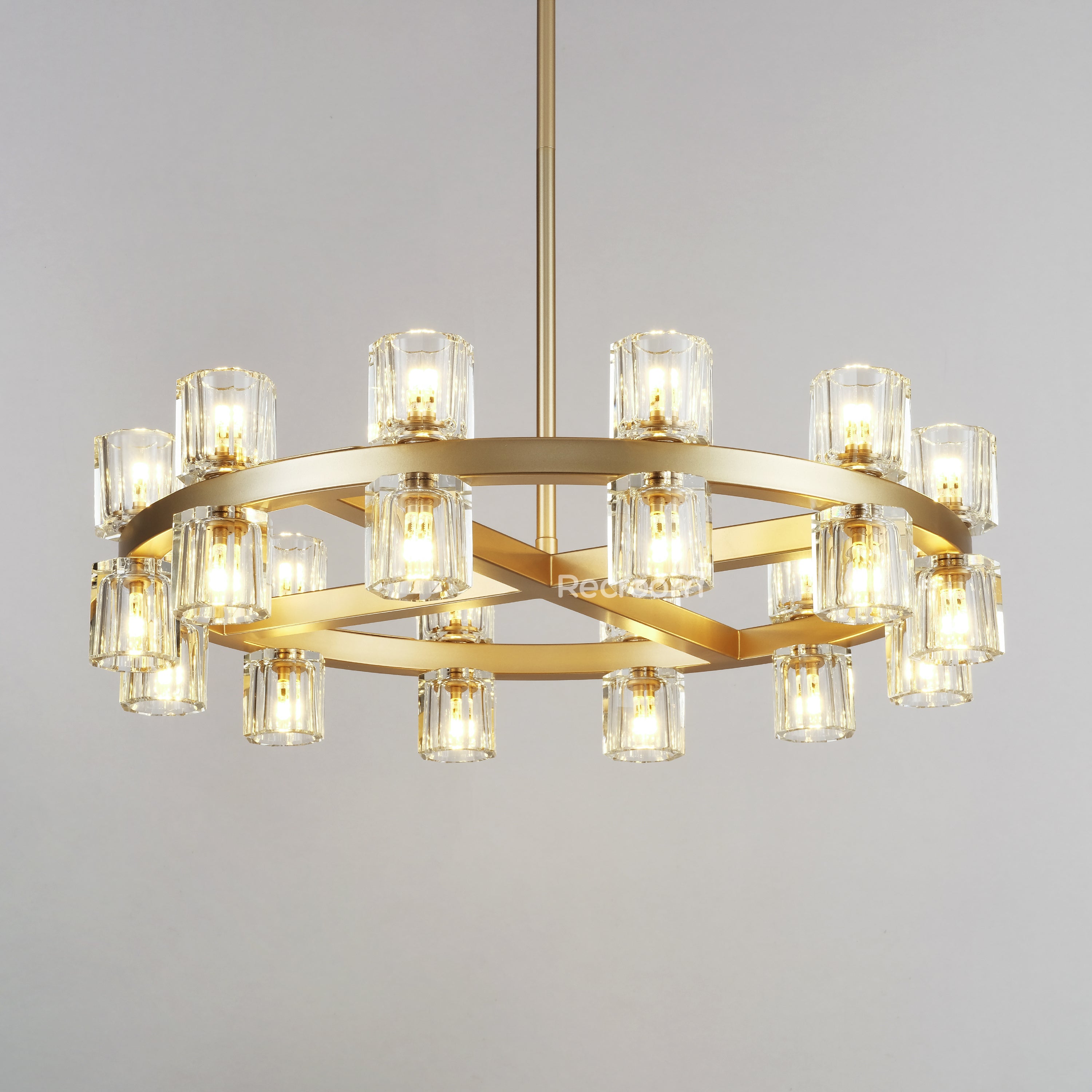 Arcachonest Round Chandelier 24" - Zonesus