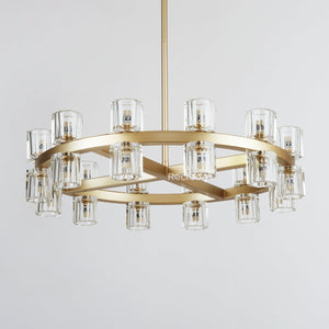 Arcachonest Round Chandelier 24" - Zonesus